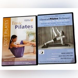 DVD lot Pilates Basic all levels Classical Mat Technique Complete Mat Workout